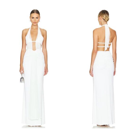 NBD Ilta Maxi Dress in White Size XS $238 - Picture 1 of 9